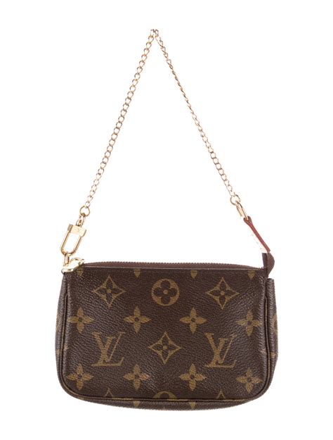 Louis Vuitton Monogram Mini Papillon Pochette Brown Mini Bags