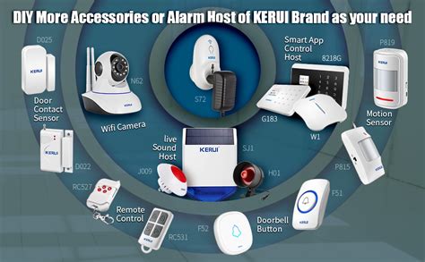 Kerui Standalone Home Office Shop Security Alarm System Kit Wireless