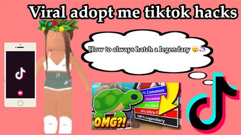 Testing Viral Adopt Me Tiktok Hacks How To Always Hatch A Legendary