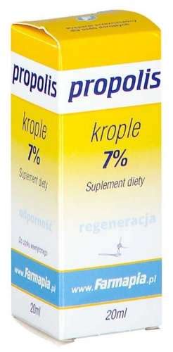 PROPOLIS KROPLE 7 20ml cena opinie dawkowanie skład i Apteka pl