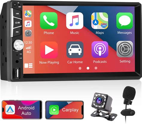 Double Din Apple Carplay Car Stereos Inch Touch Screen Car Radio