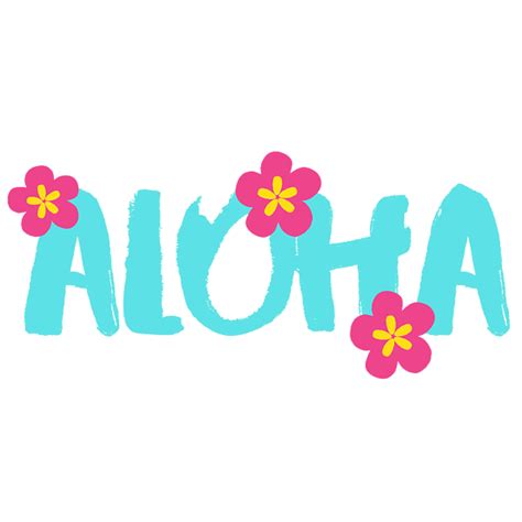 Aloha Word Art