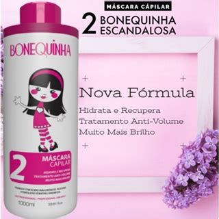 Kit Progressiva Bonequinha Escandalosa Sos Ml Maria Escandalosa