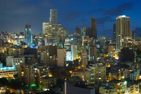 Beirut at night | Lebanon, Beirut, City skyline