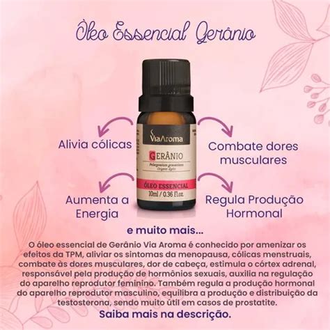 Leo Essencial Ml Via Aroma Geranio