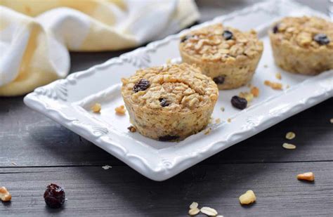 No Added Sugar Banana Raisin Oatmeal Muffin Cups Better Is The New