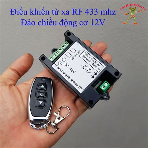 Bộ mạch điều khiển từ xa RF đảo chiều động cơ 12v Kit Voucher