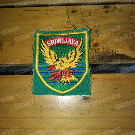 Jual Bordir Bed Badge Lambang Pdl Pdh Kodam Sriwijayatentara Tni Ad