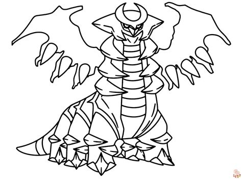 Giratina Pokemon Coloring Pages