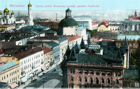 Panoramy Warszawy Warszawa Zdj Cia