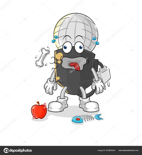 Mic Burp Mascot Cartoon Vecto Stock Vector By ©