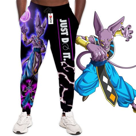 Beerus Sama Jogger Pants Just Do It Custom Anime Dragon Ball Sweatpant