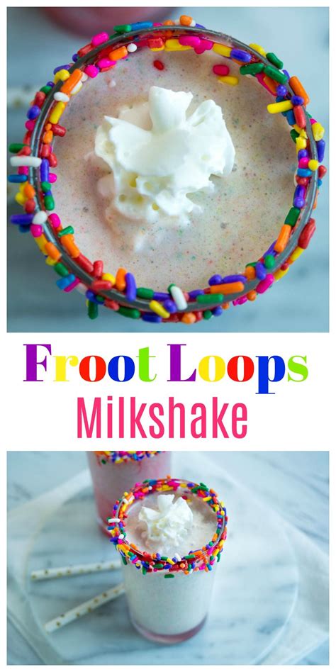 This Delicious Froot Loops Milkshake Is The Bees Knees Froot Loops