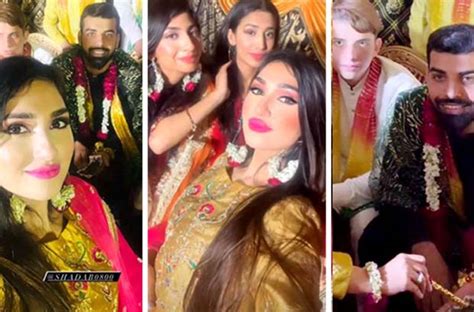 Hassan Ali S Wife Shares Unseen Pictures From Cricketer Shadab Khan Mehndi Showbiz Pakistan