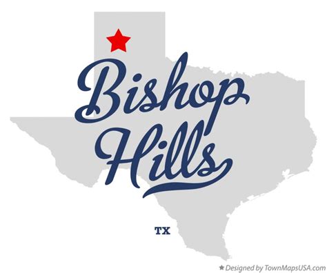 Map of Bishop Hills, TX, Texas