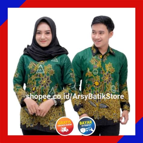 Jual Baju Batik IPNU IPPNU Nasional Resmi Pekalongan Kemeja IPNU