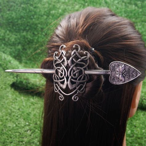 Celtic Knot Viking Hairpin Wicca Pagan Hair Accessories Witch Hair Accessory Wiccan Jewelry