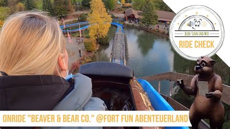 Beaver Bear Co Fort Fun Abenteuerland Onride HD YouTube