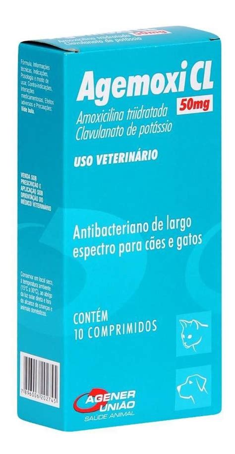 Antibi Tico Agemoxi Cl Agener Mg C Comprimidos Mercadolivre