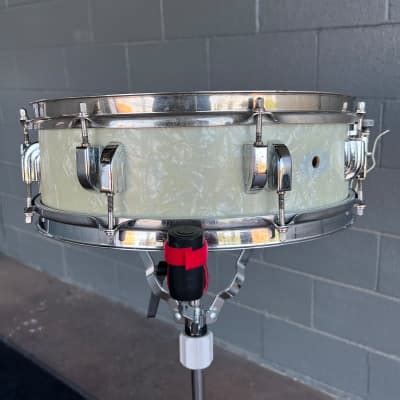 Vintage S Leedy X New Era Snare Drum In White Marine Reverb