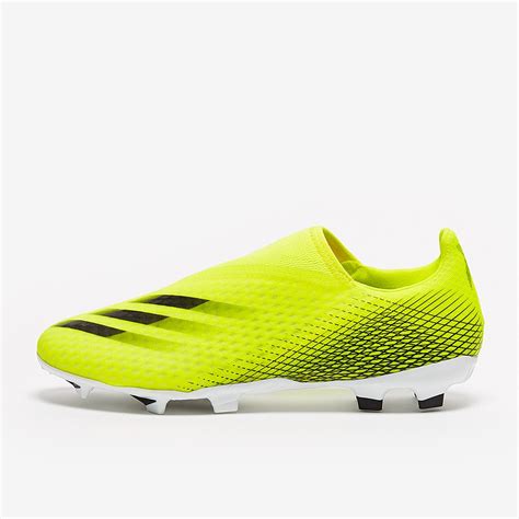 Adidas X Ghosted 3 Laceless Fg Solar Yellow Core Black Team Royal