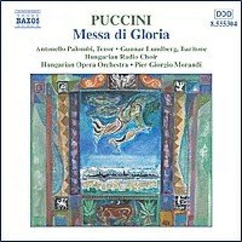 CD Puccini Messa Di Gloria