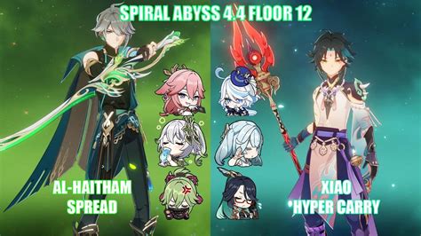 Gispiral Abyss Floor Al Haitham Spread Xiao Xianyun