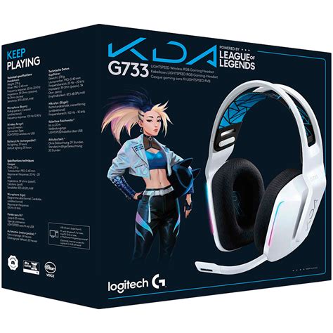 LOGITECH G733 LOL LIGHTSPEED Wireless RGB Gaming Headset – K/DA – Brix ...