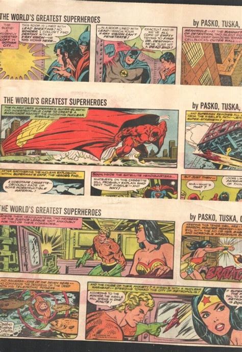 World S Greatest Superheroes Daily Sunday Comic Strips Superman