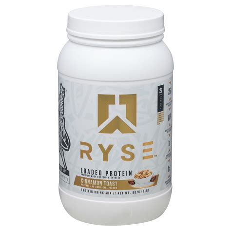 Ryse Loaded Whey Protein Powder Drink Mix - Cinnamon Toast - Shop Diet & fitness at H-E-B