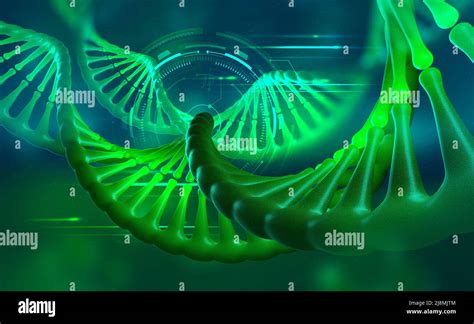 Dna Helix Human Genome Research Genetic Modification Biotechnology