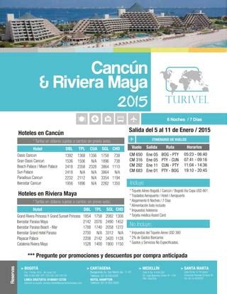 Vacacionesy Descanso Enero Cancun Pdf