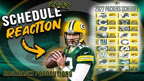 Green Bay Packers 2022 Schedule: Get Your Downloadable, 60% OFF