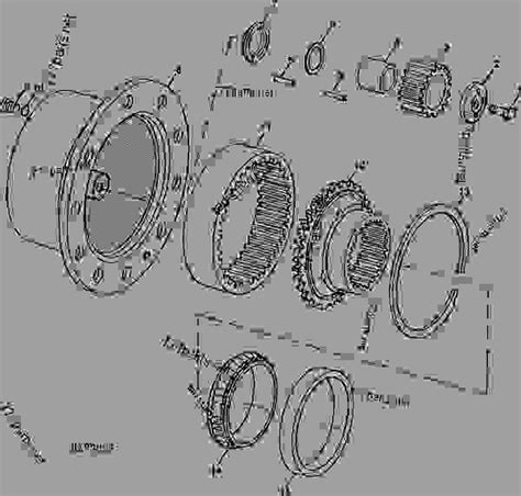 PLANETARY AND RING GEAR (MFWD) (JD) - TRACTOR John Deere 4450 - TRACTOR ...