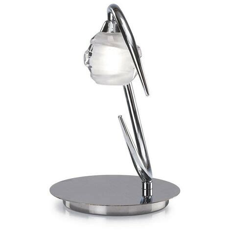 Inspired Mantra Loop Table Lamp Light G Eco Polished Chrome