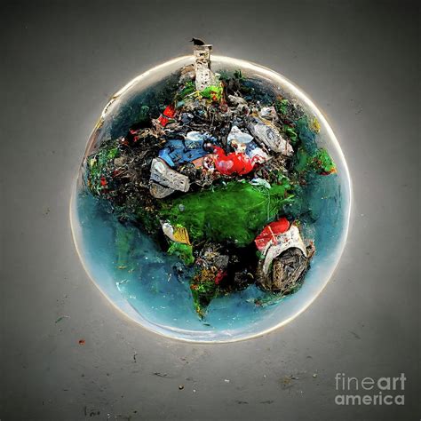 Planet Earth As Rubbish By Richard Jonesscience Photo Library