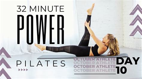 32 Minute Power Pilates Workout Home Workout For Mobility