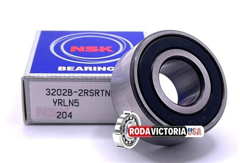 NSK 3202 B-2RSRTNG ANGULAR CONTACT BALL BEARING 15x35x15.9mm MADE IN ...