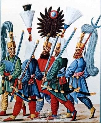 Ottoman Janissaries with huge plumes | Steppe History Forum