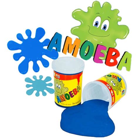 Amoeba Original Colorida Geleia Slime Massinha Para Brincar E Aprender