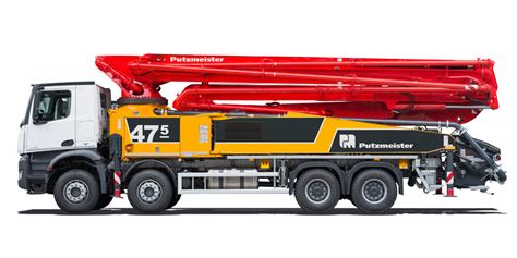 Putzmeister M 47 5 Truck Mounted Concrete Pump Concrete Pumping