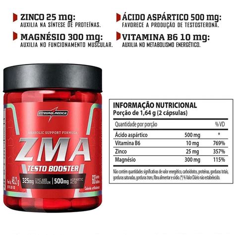 ZMA 60 caps Integral Médica - Whey Store Suplementos