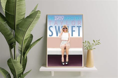 Taylor swift 1989 poster canvas poster print no frame | Etsy