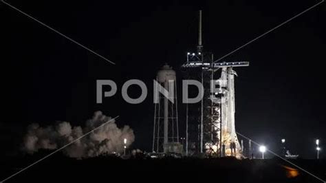 Photograph SpaceX Crew 3 Static Fire Kennedy Space Center USA 28