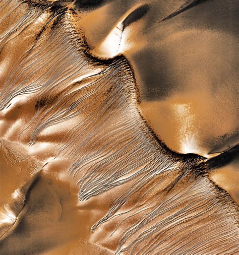 Russell Crater Dunes In Winter Mars Seasonal Polar Caps A Flickr