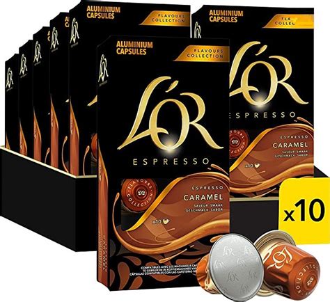 СЕТ 10 пачок! Nespresso L'or ESPRESSO Caramel - Кофе в капсулах ...