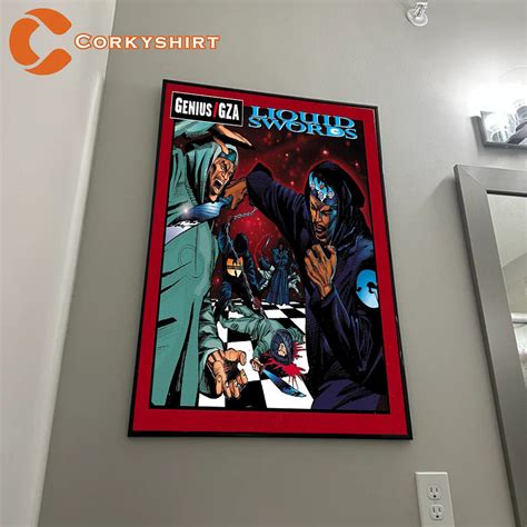 Wu-tang Clan Gza Liquid Swords Album Cover Poster