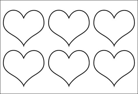 25 Heart Template Printable Heart Templates