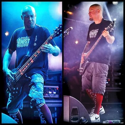 Sam Rivers of Limp Bizkit rocking out wearing Pimpster tee. Sam Rivers ...