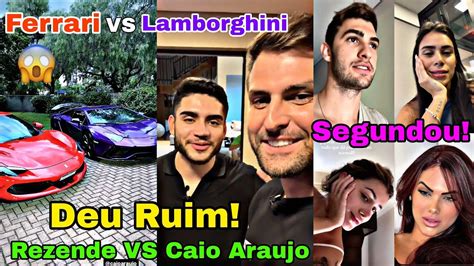 Deu Ruim Na Grava O Do V Deo Do Rezende Da Sua Ferrari Vs Lamborghini